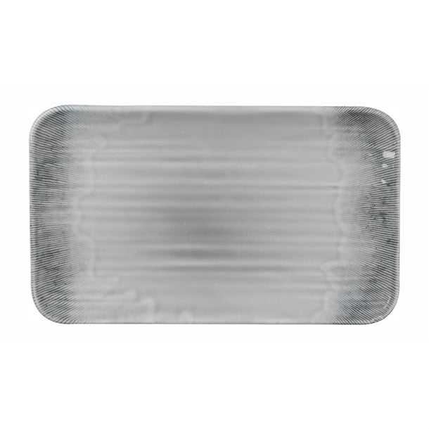 DX162 Churchill Harvest Flux Organic Rectangular Platters Grey (Pack of 6) JD Catering Equipment Solutions Ltd