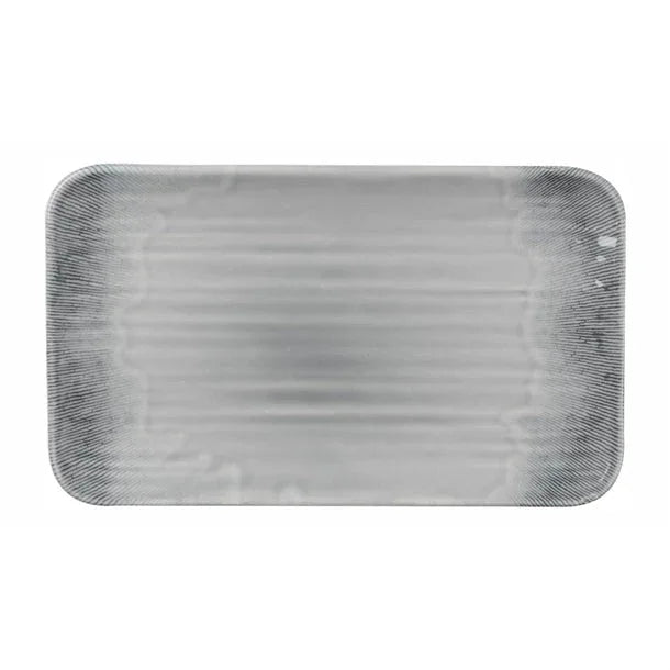 DX162 Churchill Harvest Flux Organic Rectangular Platters Grey (Pack of 6) - JD Catering Equipment Solutions Ltd