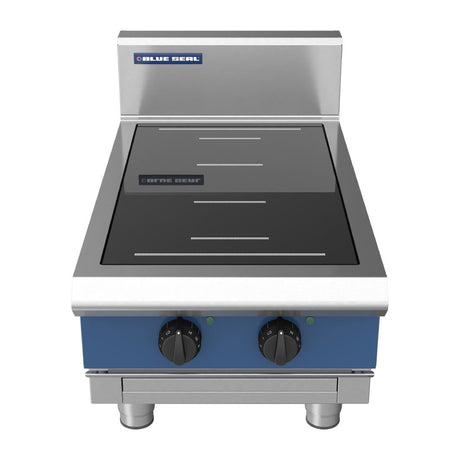 DX753 Blue Seal 2 Zone Countertop Full Area Induction Hob 10kW IN512F-B JD Catering Equipment Solutions Ltd