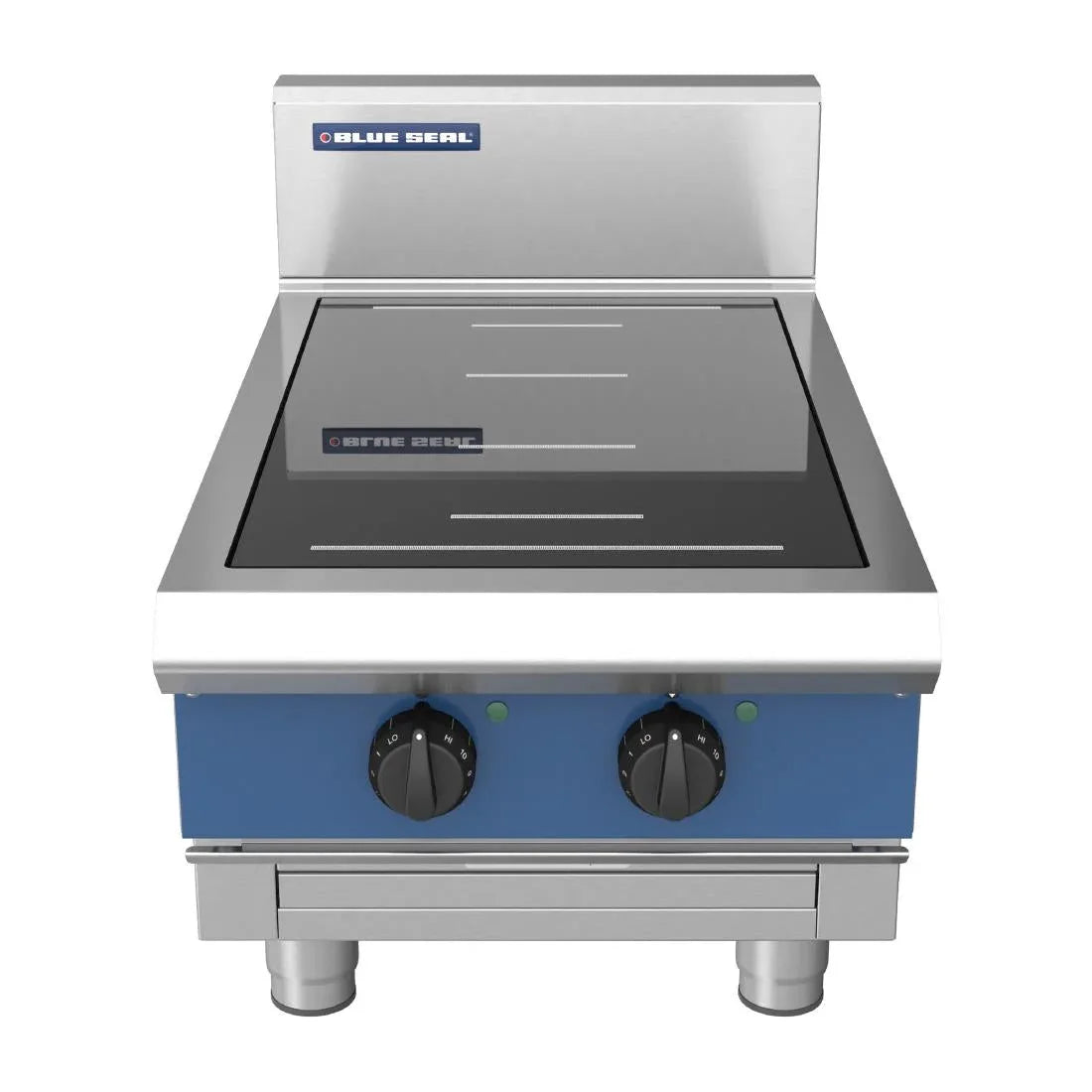 DX753 Blue Seal 2 Zone Countertop Full Area Induction Hob 10kW IN512F-B - JD Catering Equipment Solutions Ltd