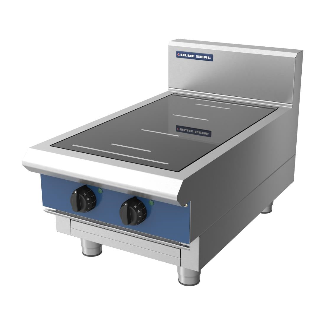 DX753 Blue Seal 2 Zone Countertop Full Area Induction Hob 10kW IN512F-B JD Catering Equipment Solutions Ltd