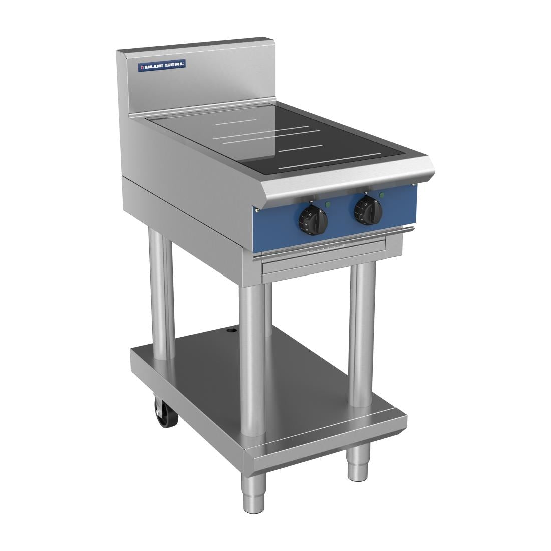 DX756 Blue Seal Dual Zone Free Standing Induction Hob 7kW IN512R3-LS JD Catering Equipment Solutions Ltd