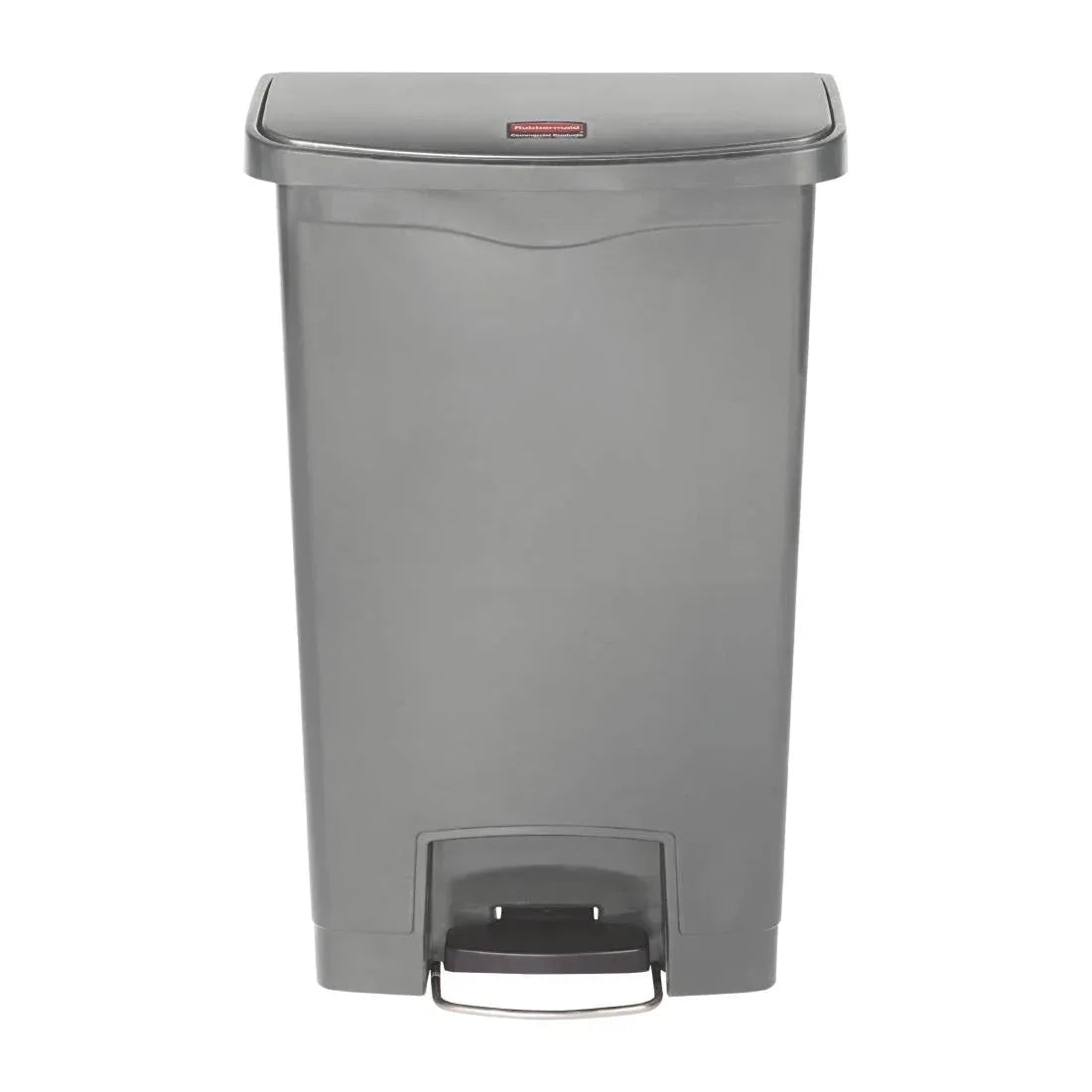 DY115 Rubbermaid Slim Jim Step On Front Step Pedal Bin Grey 50Ltr JD Catering Equipment Solutions Ltd