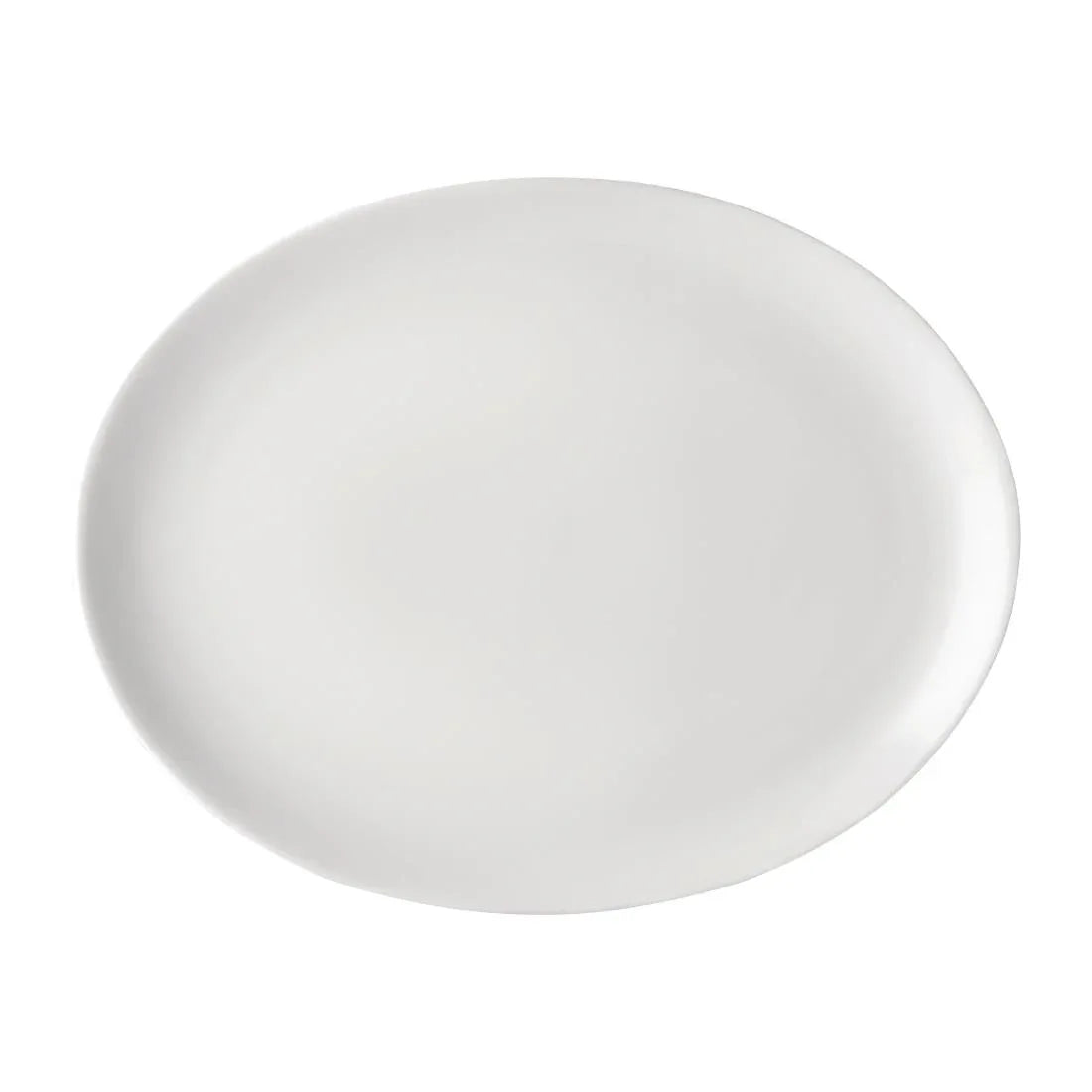 DY321 Utopia Pure White Oval Plates 300mm (Pack of 18) - JD Catering Equipment Solutions Ltd
