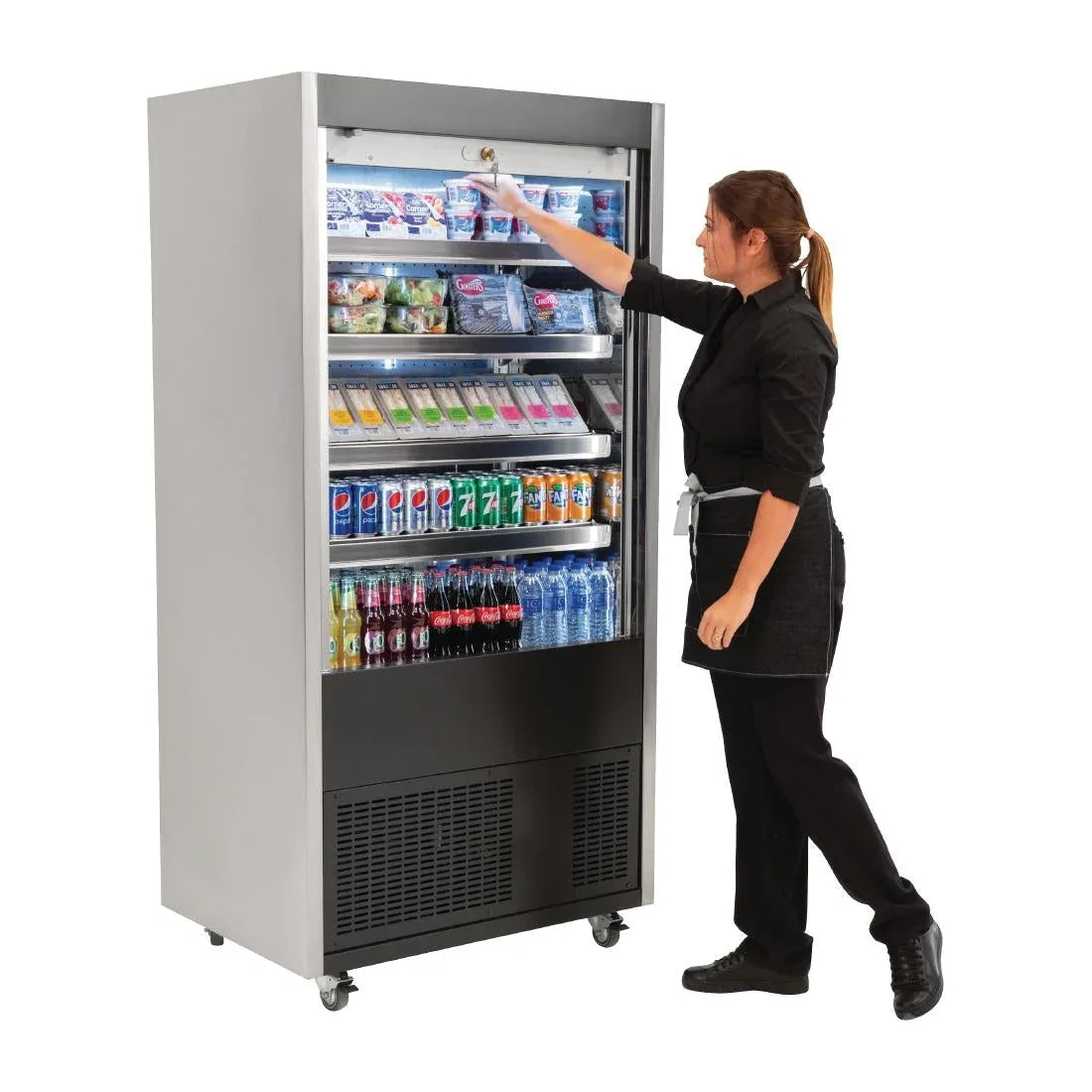 DY395 Polar U-Series Multideck Display Fridge 950mm - JD Catering Equipment Solutions Ltd