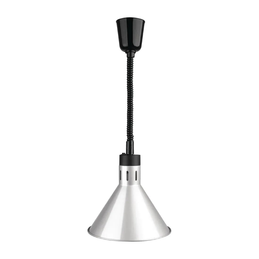 DY464 Buffalo Conical Retractable Heat Shade Silver Finish - JD Catering Equipment Solutions Ltd