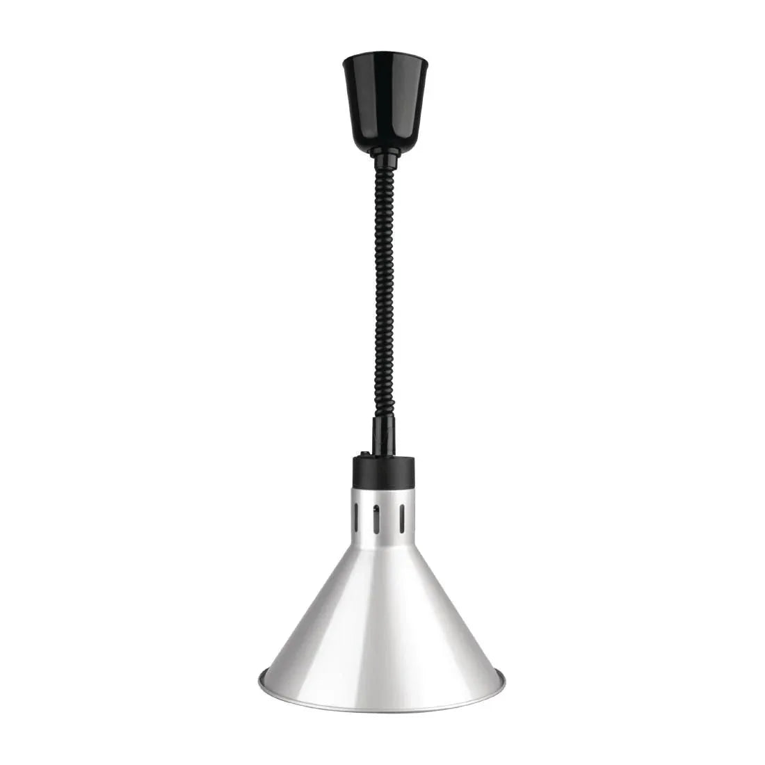 DY464 Buffalo Conical Retractable Heat Shade Silver Finish - JD Catering Equipment Solutions Ltd