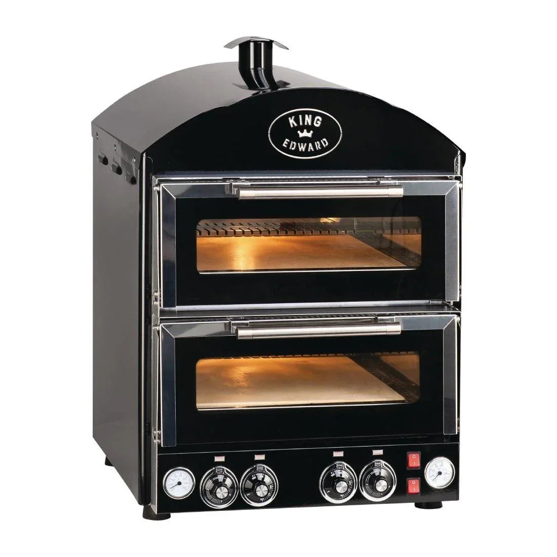 DY472 King Edward Pizza King Oven PK2/BLK - JD Catering Equipment Solutions Ltd