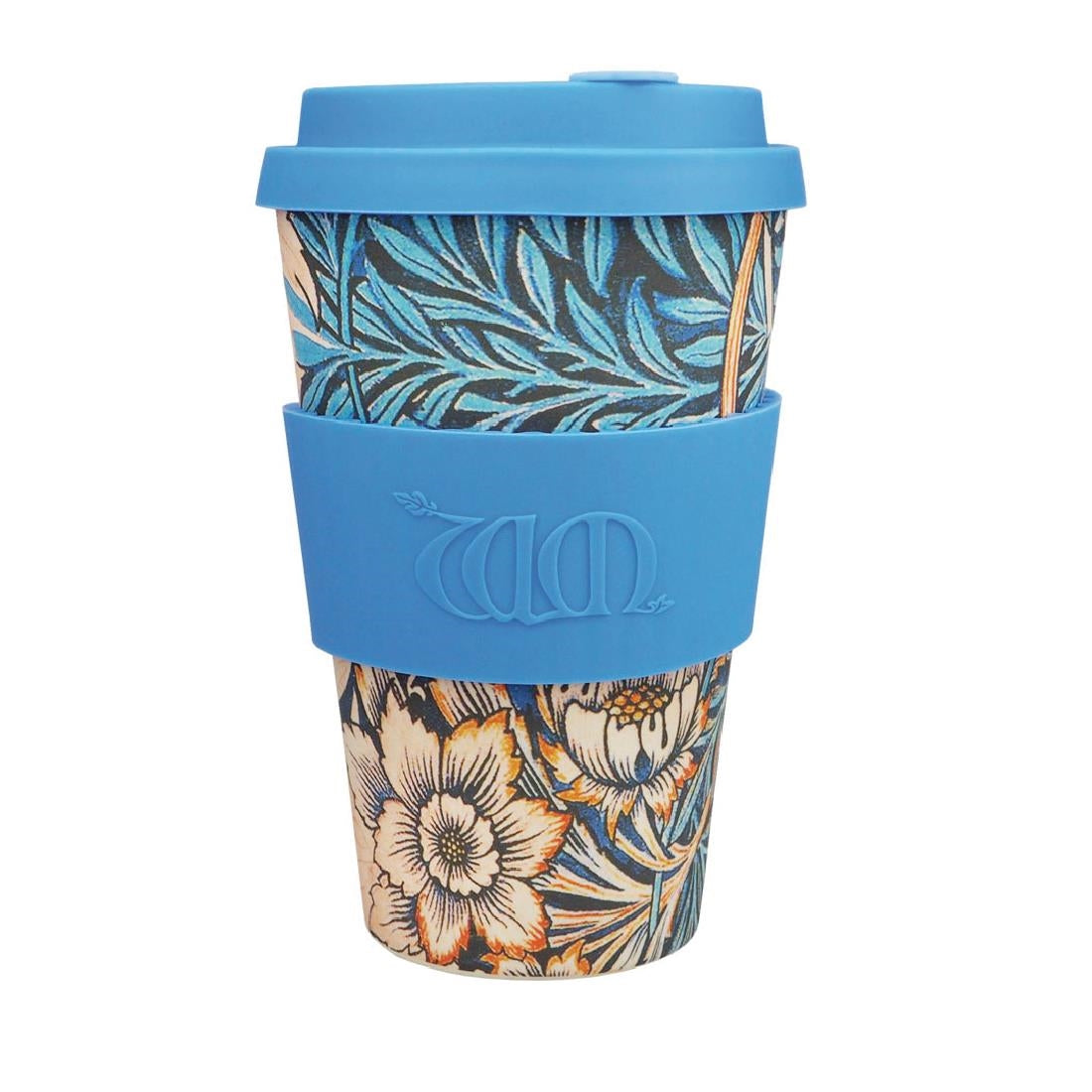 DY490 ecoffee Cup Reusable Coffee Cup William Morris Lily Design 14oz JD Catering Equipment Solutions Ltd