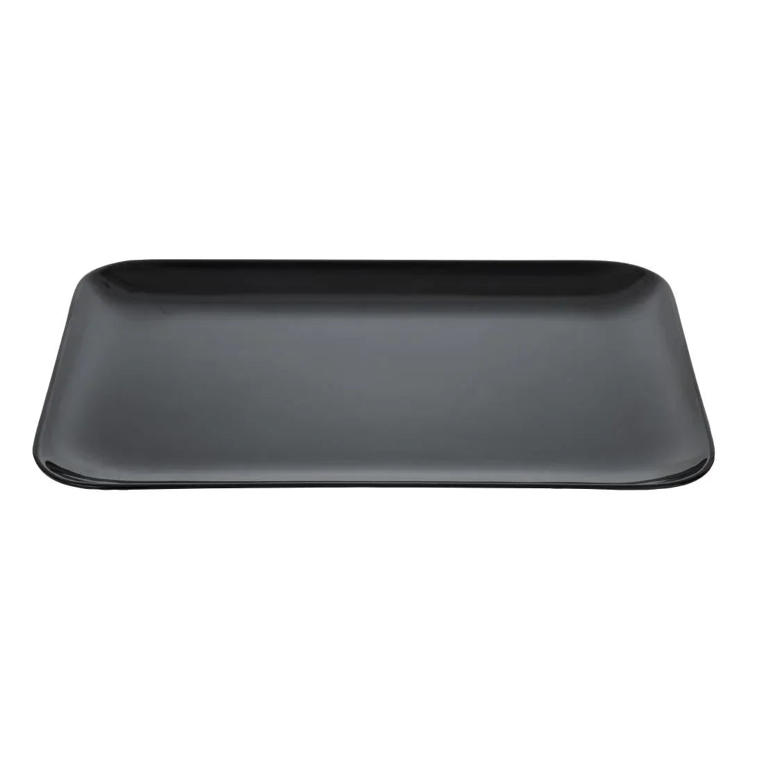 Dalebrook Melamine Large Rectangular Platter Black 330mm - JD Catering Equipment Solutions Ltd