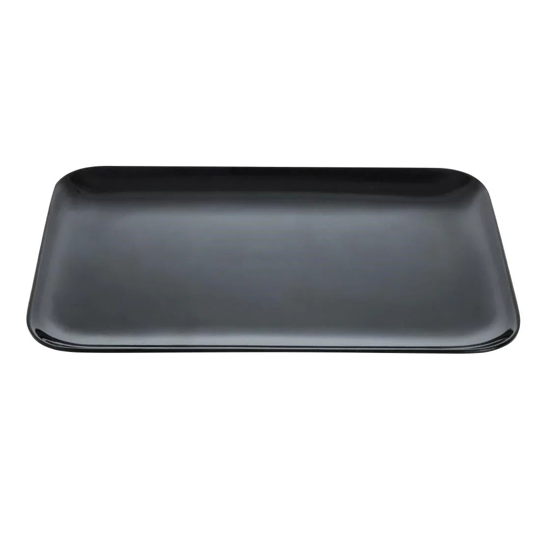 Dalebrook Melamine Medium Rectangular Platter Black 290mm - JD Catering Equipment Solutions Ltd