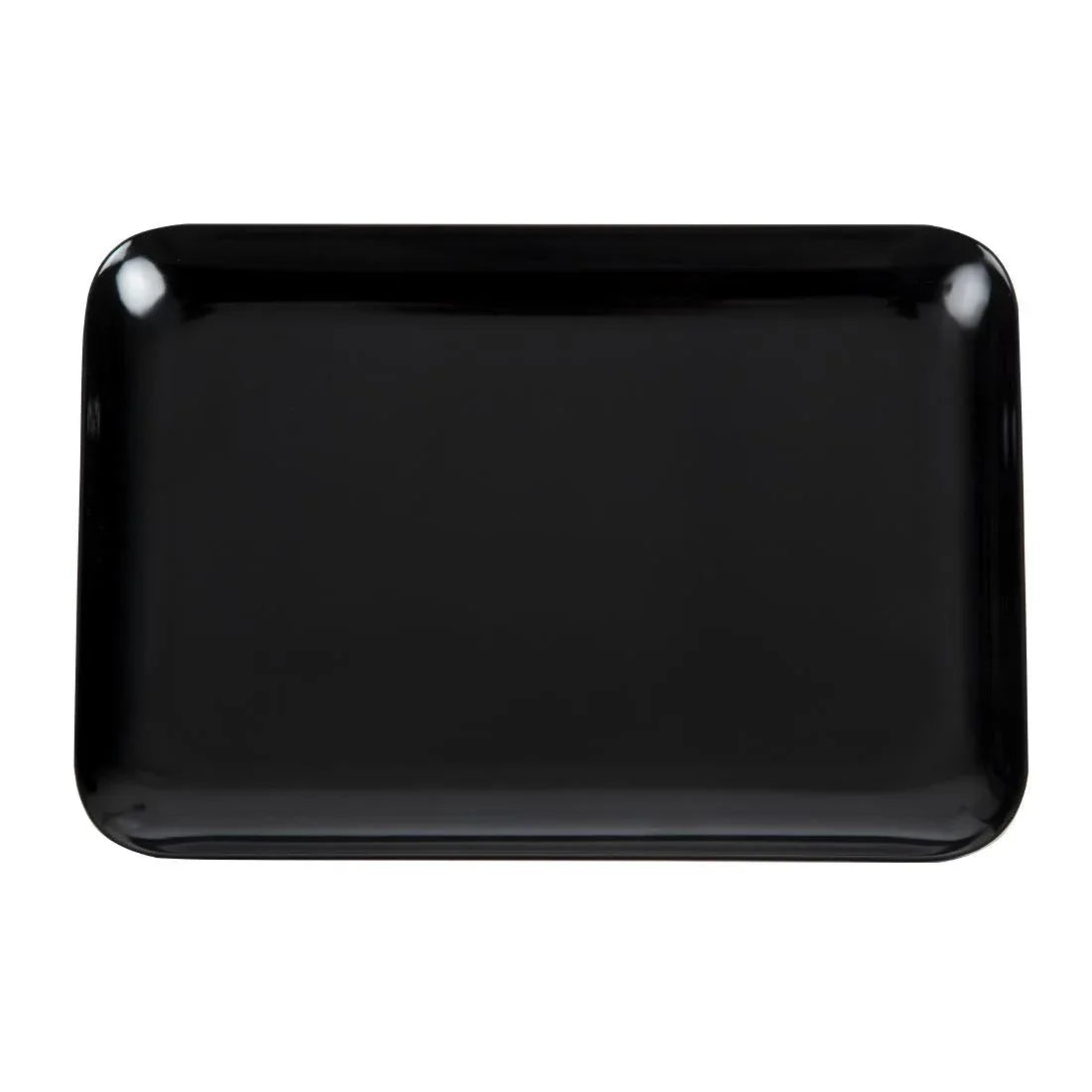 Dalebrook Melamine Small Rectangular Platter Black 240mm - JD Catering Equipment Solutions Ltd