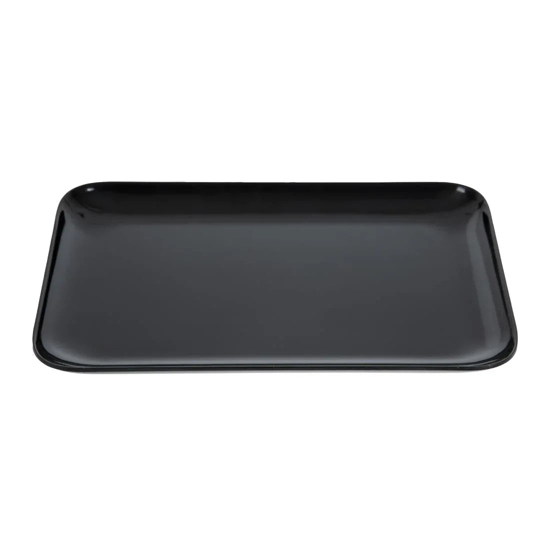 Dalebrook Melamine Small Rectangular Platter Black 240mm - JD Catering Equipment Solutions Ltd