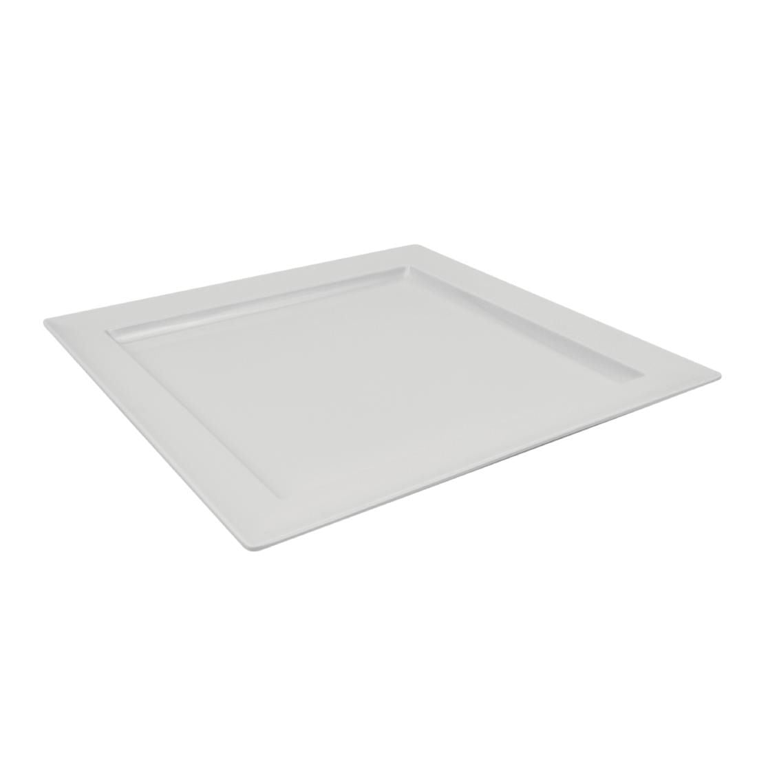 Dalebrook Melamine Square Dover Tray White 375mm JD Catering Equipment Solutions Ltd
