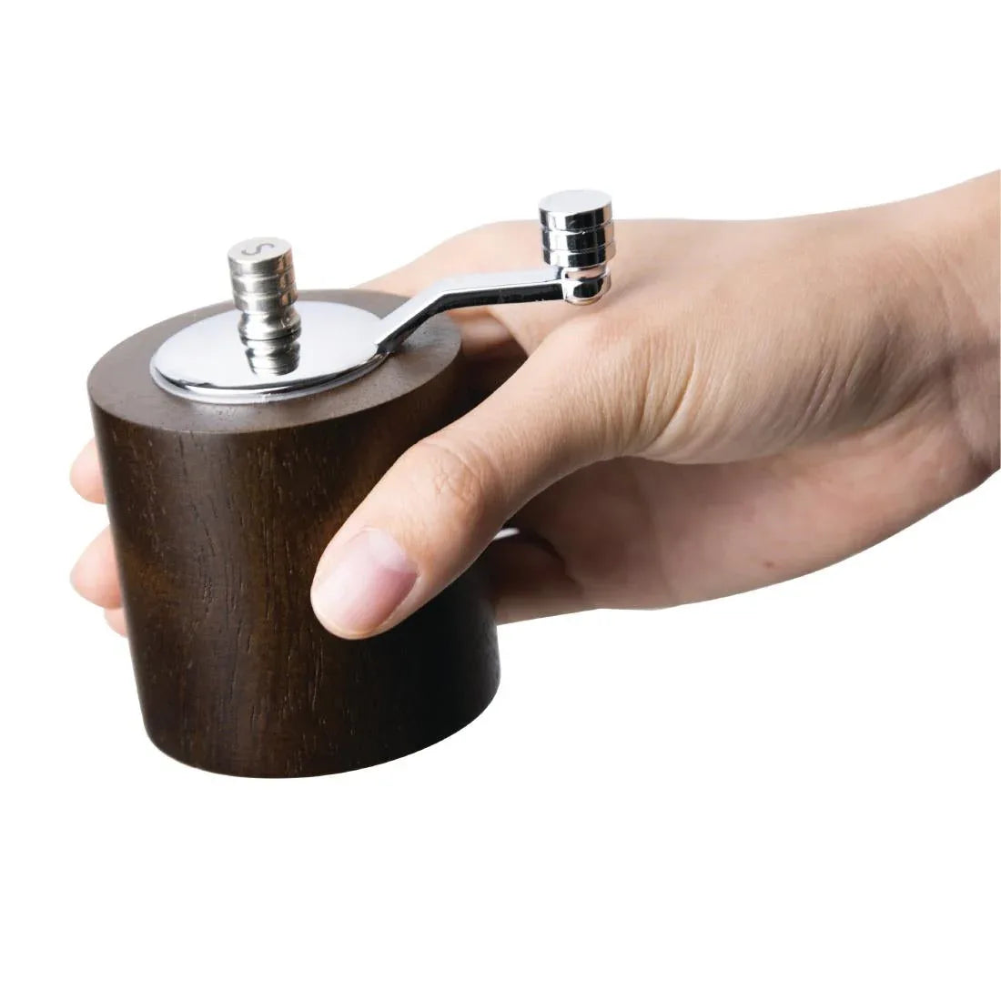 Dark Wood Salt and Pepper Mill Grinder Set - JD Catering Equipment Solutions Ltd