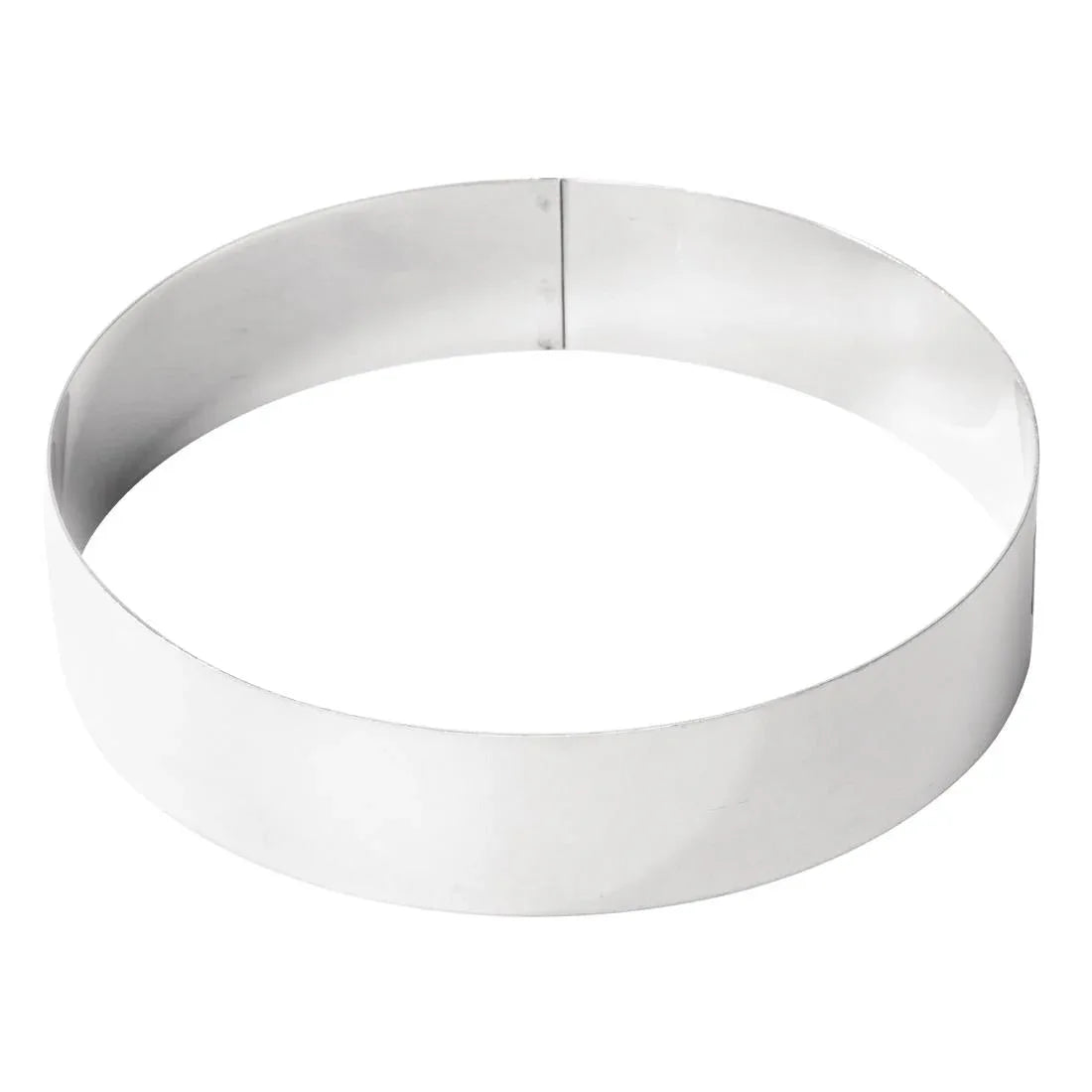 GM376 De Buyer Stainless Steel Mousse Ring 200 x 45mm - JD Catering Equipment Solutions Ltd