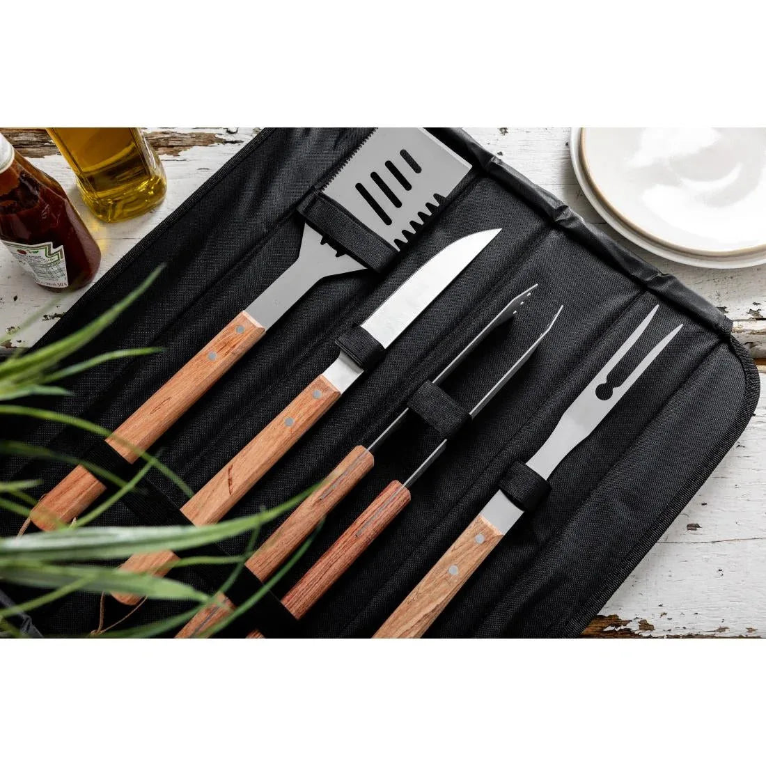CR051 Deglon BBQ Utensil Set (Pack of 4) - JD Catering Equipment Solutions Ltd
