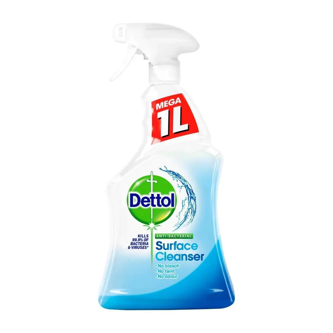 FT017 Dettol Antibacterial Surface Cleaner Ready To Use 1Ltr Pack Quantity: 1 x 1Ltr - JD Catering Equipment Solutions Ltd