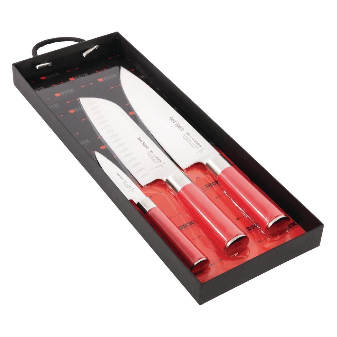 Dick Red Spirit 3 Piece Gift Set - GH331 JD Catering Equipment Solutions Ltd