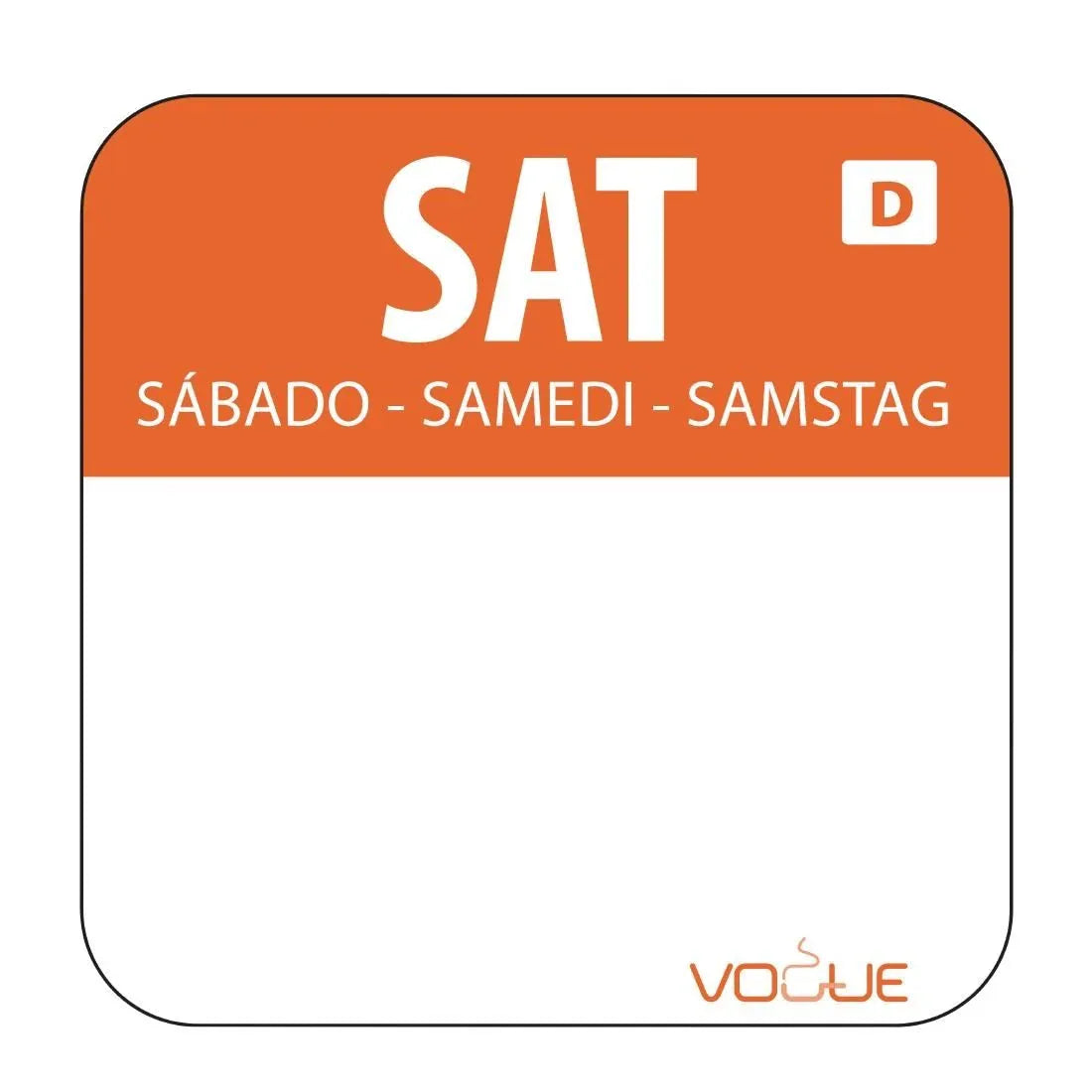 U781 Dissolvable Food Rotation Labels (Pack of 1000) - JD Catering Equipment Solutions Ltd