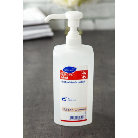 Diversey SoftCare H5 Alcohol Hand Sanitising Gel 500ml (Single Pack) JD Catering Equipment Solutions Ltd