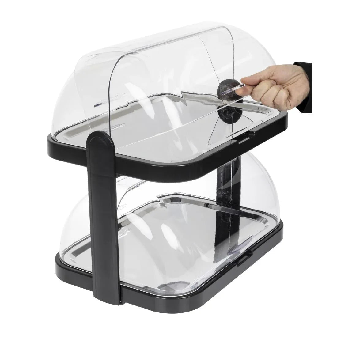 Double Decker Roll Top Cool Display Trays - JD Catering Equipment Solutions Ltd