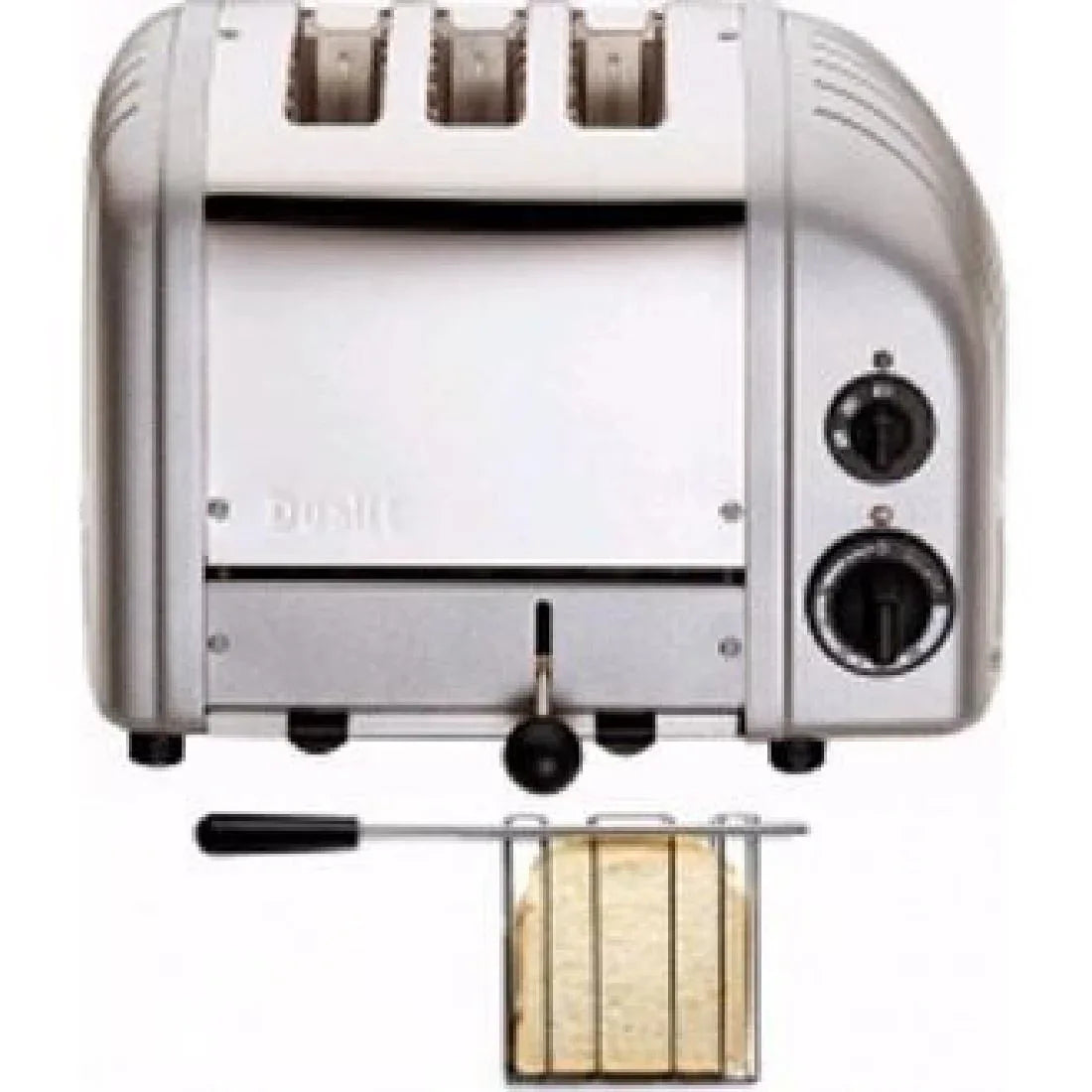 CD348 Dualit 2 + 1 Combi Vario 3 Slice Toaster Metallic Silver 31210 - JD Catering Equipment Solutions Ltd