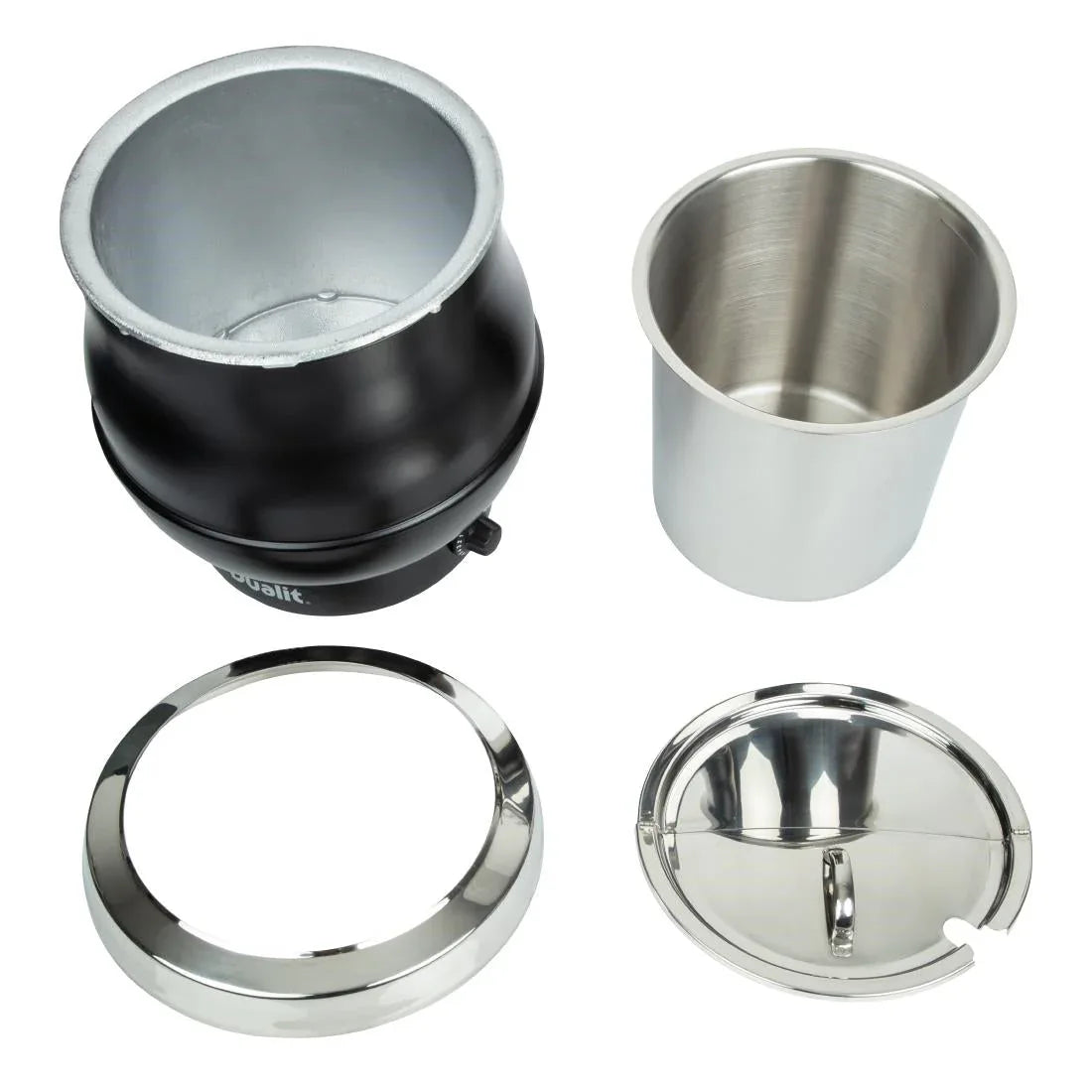 J467 Dualit Hotpot Soup Kettle Satin Black 70012 - JD Catering Equipment Solutions Ltd