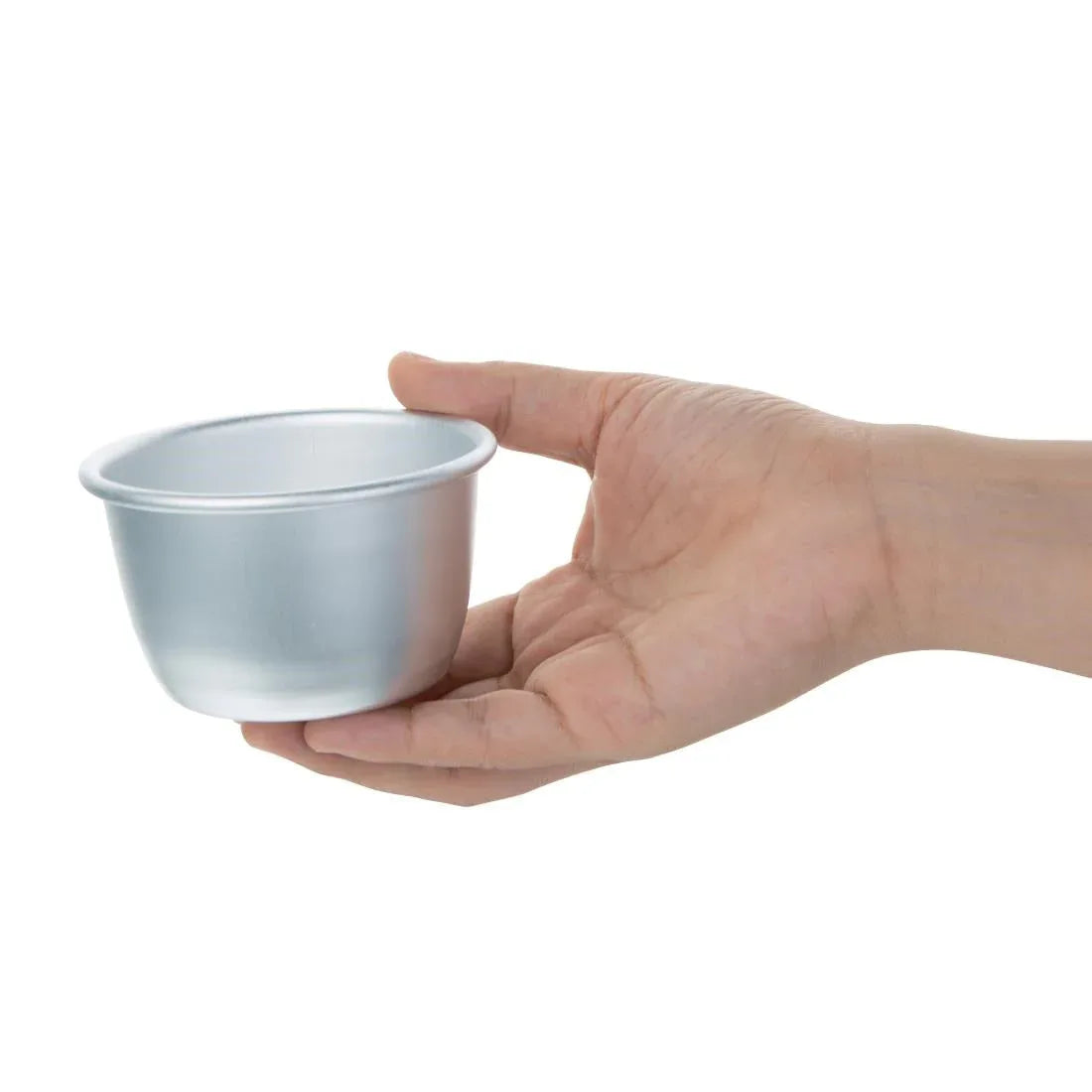 E047 Vogue Aluminium Mini Pudding Basin 227ml E047 - JD Catering Equipment Solutions Ltd