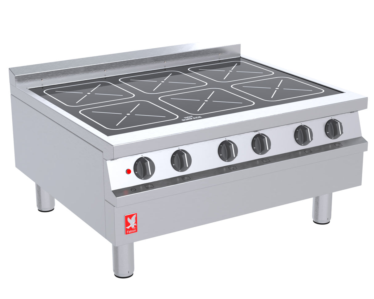 Falcon E3096 ceramic glass top 6 ring boiling top