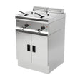 E439 Lincat Silverlink 600 Twin Tank Twin Basket Free Standing Electric Fryer J18 JD Catering Equipment Solutions Ltd