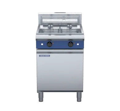 Blue Seal Evolution Series E66 - 600mm Twin Pan Electric Fryer
