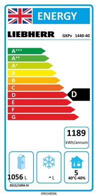 Liebherr Double Door Fridge GKPv 1440 ProfiLine gn2/1 - 1361L