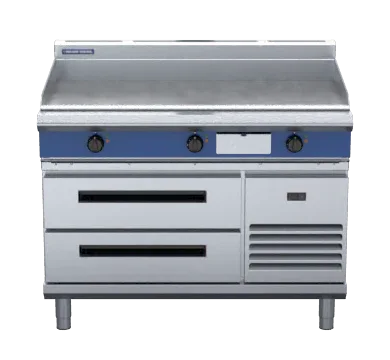 Blue Seal Evolution Series EP518-RB - 1200mm Electric Griddle Refrigerated Base - JD Catering Equipment Solutions Ltd