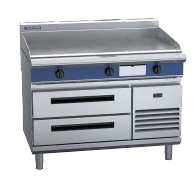 Blue Seal Evolution Series EP518-RB - 1200mm Electric Griddle Refrigerated Base - JD Catering Equipment Solutions Ltd