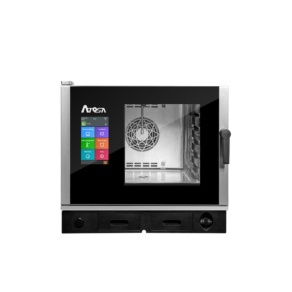 Atosa Electric Combi Oven 5 x GN 1/1 Trays EPC0511E1 with self cleaning system