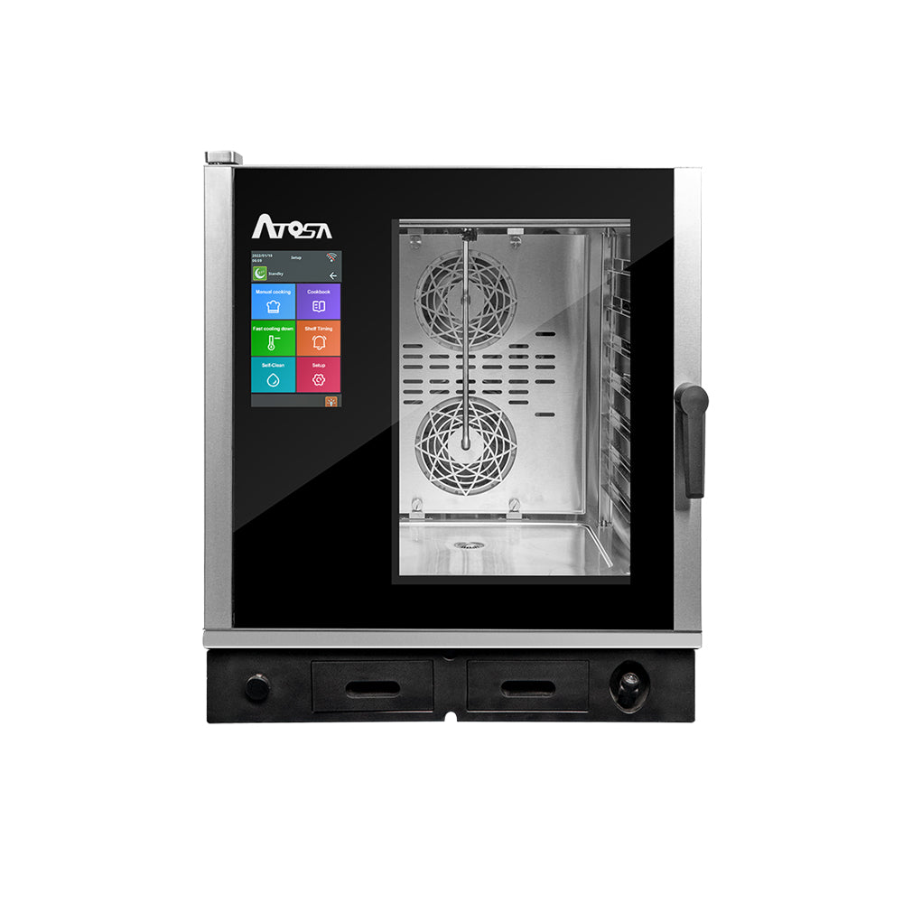 Atosa Electric Combi Oven 7 x GN 1/1 Trays EPC0711E2 with self cleaning system