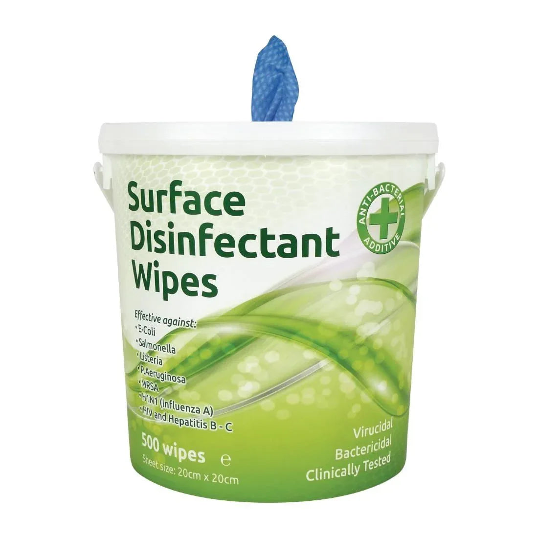 DE325 EcoTech Disinfectant Surface Wipes Bucket (500 Pack) - JD Catering Equipment Solutions Ltd