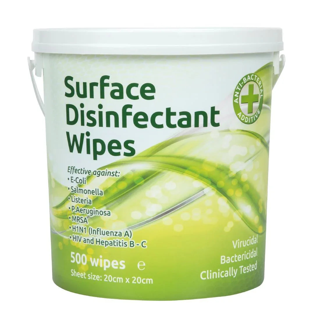 DE325 EcoTech Disinfectant Surface Wipes Bucket (500 Pack) - JD Catering Equipment Solutions Ltd