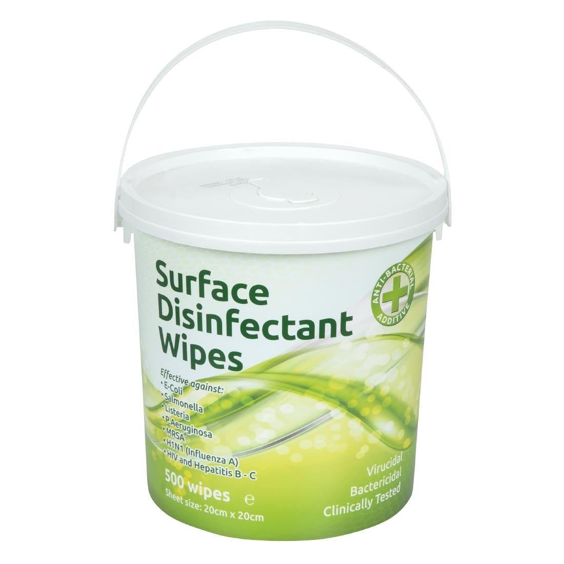 EcoTech Disinfectant Surface Wipes Bucket (500 Pack) JD Catering Equipment Solutions Ltd