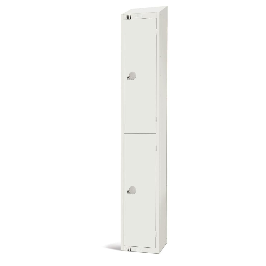 Elite Double Door Manual Combination Locker with Sloping Top JD Catering Equipment Solutions Ltd