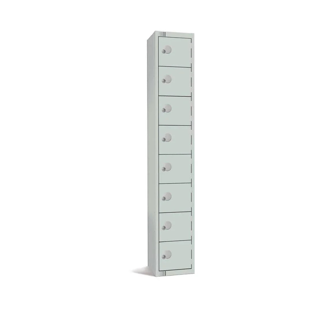 CE100-CN Elite Eight Door Coin Return Locker Grey - JD Catering Equipment Solutions Ltd