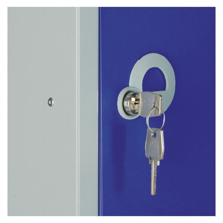 Elite Five Door Camlock Locker Blue JD Catering Equipment Solutions Ltd