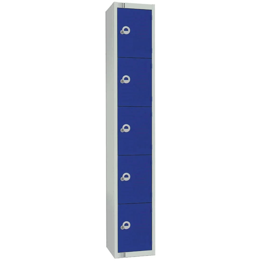 CG617-CN Elite Five Door Coin Return Locker Blue - JD Catering Equipment Solutions Ltd
