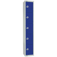 Elite Five Door Electronic Combination Locker Blue JD Catering Equipment Solutions Ltd