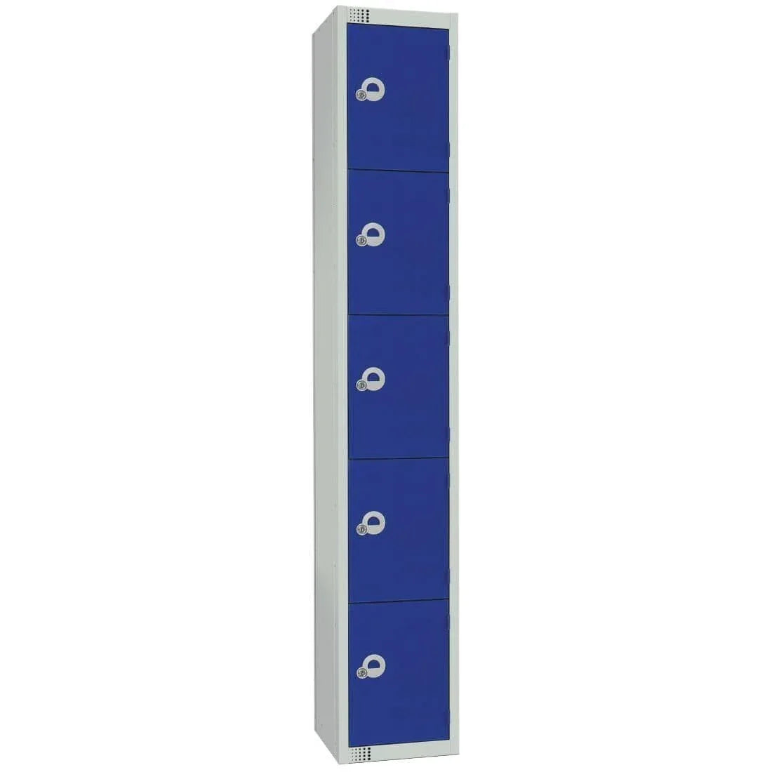 CG612-EL Elite Five Door Electronic Combination Locker Blue - JD Catering Equipment Solutions Ltd