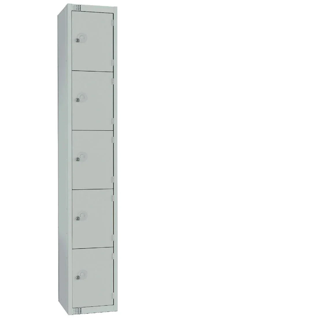 CG610-ELS Elite Five Door Electronic Combination Locker with Sloping Top Grey - JD Catering Equipment Solutions Ltd