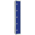 Elite Five Door Manual Combination Locker Locker Blue JD Catering Equipment Solutions Ltd