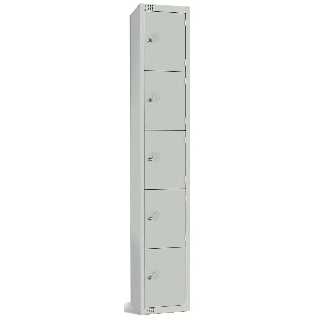 CG610-CL Elite Five Door Manual Combination Locker Locker Grey - JD Catering Equipment Solutions Ltd