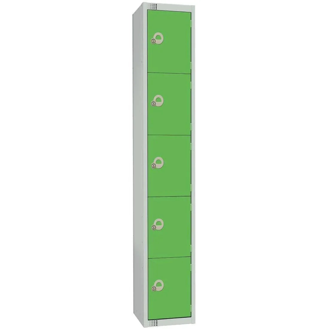 CG614-P Elite Five Door Padlock Locker Green - JD Catering Equipment Solutions Ltd